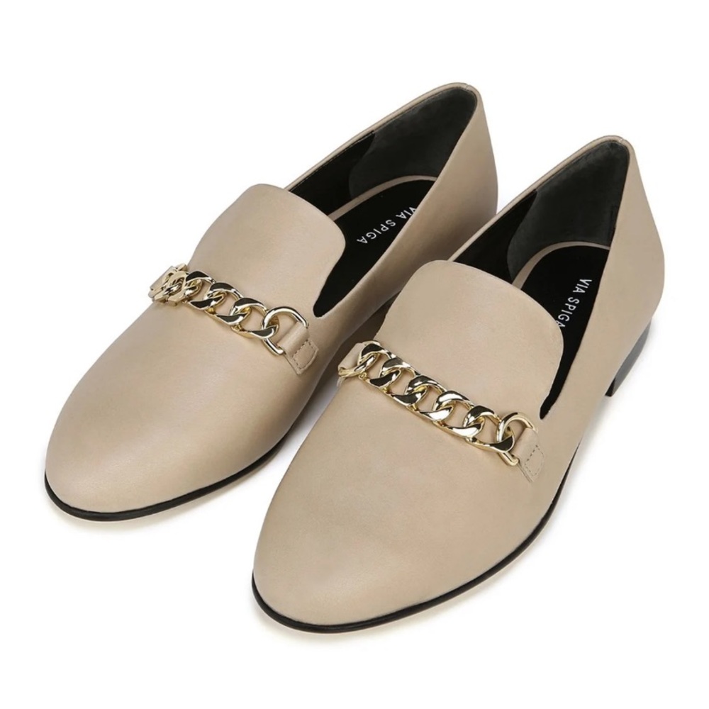 NWT Via Spiga Yania leather loafer